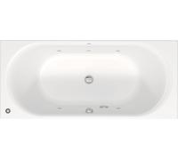 Duravit D-Neo baignoire balnéo, à encastrer, 2 pentes de dos, Jet Protect, 1800x800mm, 760476000JP1000