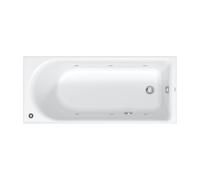 Duravit D-Neo baignoire balnéo, à encastrer, 1 pente de dossier, Jet Protect, 1600x700mm, 760472000JP1000