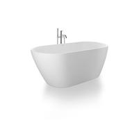 Duravit D-Neo Baignoire en pose libre, sans trop-plein, ovale, fonte minérale, 1600x750mm, 700486000000000