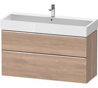Duravit D-Neo bâti-support lavabo suspendu, 1184x625x442mm, 1 tiroir, avec poignée chrome, DE4375010550000