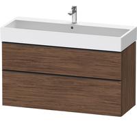 Duravit D-Neo bâti-support lavabo suspendu, 1184x625x442mm, 1 tiroir, avec poignée diamant noir, DE43750BD210000
