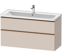 Duravit D-Neo bâti-support lavabo suspendu, 1184x625x452mm, 1 tiroir, avec poignée bronze brossé, DE4391004910000