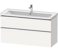 Duravit D-Neo bâti-support lavabo suspendu, 1184x625x452mm, 1 tiroir, avec poignée chrome, DE4391010180000