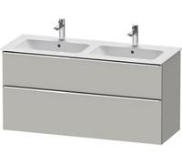 Duravit D-Neo bâti-support lavabo suspendu, 1280x625x462mm, 1 tiroir, avec poignée chrome, DE4365010070000