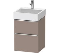 Duravit D-Neo bâti-support lavabo suspendu, 484x625x442mm, 1 tiroir, avec poignée chrome, DE4370010430000, Couleur: Décor basalte mat