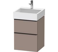 Duravit D-Neo bâti-support lavabo suspendu, 484x625x442mm, 1 tiroir, avec poignée diamant noir, DE43700BD430000
