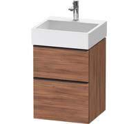 Duravit D-Neo bâti-support lavabo suspendu, 484x625x442mm, 1 tiroir, avec poignée diamant noir, DE43700BD790000