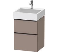 Duravit D-Neo bâti-support lavabo suspendu, 484x625x442mm, 1 tiroir, avec poignée diamant noir, DE43700BD430000
