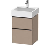 Duravit D-Neo bâti-support lavabo suspendu, 484x625x442mm, 1 tiroir, avec poignée diamant noir, DE43700BD750000