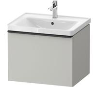 Duravit D-Neo bâti-support lavabo suspendu, 584x440x452mm, 1 tiroir, avec poignée diamant noir, DE42490BD070000