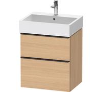 Duravit D-Neo Meuble sous-vasque, 2 tiroirs, DE43710BD300000, DE437103030