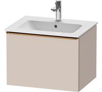 Duravit D-Neo bâti-support lavabo suspendu, 610x440x462mm, 1 tiroir, avec poignée bronze brossé, DE4261004910000