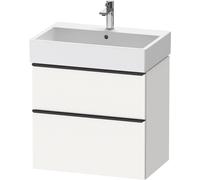 Duravit D-Neo bâti-support lavabo suspendu, 684x625x442mm, 1 tiroir, avec poignée diamant noir, DE43720BD180000