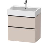 Duravit D-Neo bâti-support lavabo suspendu, 684x625x442mm, 1 tiroir, avec poignée diamant noir, DE43720BD910000