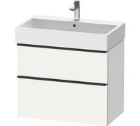 Duravit D-Neo bâti-support lavabo suspendu,784x625x442mm, 1 tiroir, avec poignée diamant noir, DE43730BD180000