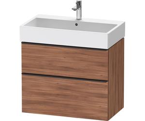 Duravit D-Neo bâti-support lavabo suspendu,784x625x442mm, 1 tiroir, avec poignée diamant noir, DE43730BD790000