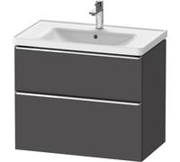 Duravit D-Neo bâti-support lavabo suspendu, 784x625x452mm, 1 tiroir, avec poignée chrome, DE4355010490000