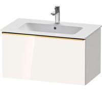 Duravit D-Neo bâti-support lavabo suspendu, 810x440x462mm, 1 tiroir, avec poignée or poli, DE4262034220000