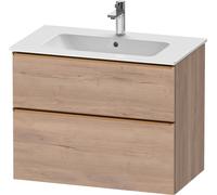 Duravit D-Neo bâti-support lavabo suspendu, 810x625x462mm, 1 tiroir, avec poignée bronze brossé, DE4362004550000