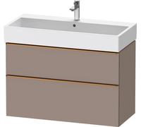 Duravit D-Neo bâti-support lavabo suspendu,984x625x442mm, 1 tiroir, avec poignée bronze brossé, DE4374004430000