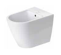 Duravit D-Neo - Bidet à poser, avec trop-plein, trou pour robinetterie, blanc mat 2295103200