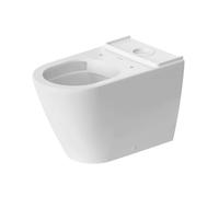 Duravit D-Neo - Cuvette de WC à poser, évacuation Vario, Rimless, DuraShield, blanc mat 200209AC00
