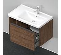 Duravit D-Neo DE425702121 78,4 x 45,2 cm, Noyer Foncé Décor , 2000 , coulissant match3, élément étagère sur le côté