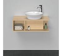 Duravit Meuble sous-lavabo D-Neo DE493803030, console suspendue Compact 80×48 cm chêne naturel