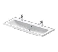 Duravit D-Neo - Double lavabo 120x48 cm, avec trop-plein, trou pour robinet, blanc 2367120024