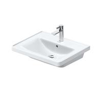Duravit D-Neo - Évier 60x48 cm, avec trop-plein, trou pour robinetterie, blanc 2367600000