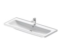 Duravit D-Neo - Lavabo 120 x 48 cm, avec trop-plein, trou de robinetterie, blanc 2367120000