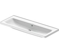 Duravit D-Neo lavabo, 1205x480mm, sans trou pour robinet, avec trop-plein, blanc brillant, 2367120060