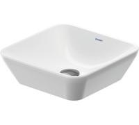 Duravit D-Neo lavabo 40x40 cm carrée à poser blanc brillant 2397400070