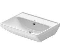 Duravit D-Neo lavabo, 550x440mm, sans trou pour robinet, avec trop-plein, blanc brillant, 2366550060