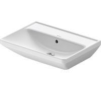 Duravit D-Neo lavabo, 600x440mm, sans trou pour robinet, avec trop-plein, blanc brillant, 2366600060