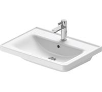 Duravit D-Neo lavabo, 650x480mm, 1 trou pour robinet, avec trop-plein, blanc brillant, 2367650000