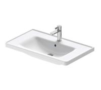 Duravit D-Neo - Lavabo 80x48 cm, avec trop-plein, trou pour robinet, blanc mat 2367803200