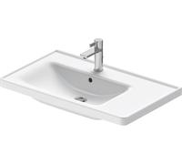 Duravit Lavabo D-Neo 2369800000 80x48 cm rectangulaire pour meuble vasque à gauche blanc brillant