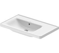 Duravit D-Neo lavabo 80x48 cm rectangulaire de meuble blanc brillant 2369800060