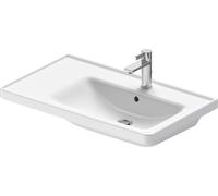 Duravit Lavabo D-Neo meuble 80 x 48 cm rectangulaire vasque à droite blanc brillant 1 trou 2370800000