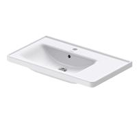 Duravit D-Neo - Lavabo de meuble 80x48 cm, 1 trou pour robinetterie à gauche, blanc 2369800000
