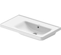 Duravit meuble match0 D-Neo 2370800060 80 x 48 cm, sans trou pour robinetterie, asymétrique, vasque à droite, avec trop-plein, avec trou pour robinetterie banc