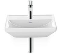 Duravit D-Neo lave-mains 0738450041 45x33,5cm, sans trop-plein, plage de robinetterie, trou pour robinetterie 2000