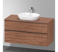 Duravit D-Neo Meuble sous-vasque sur console suspendu, 1200x664x550mm, 1 tiroir, avec poignée noir diamant, DE49690BD790000