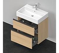 Duravit D-Neo Meuble DE437203030 68,4 x 44,2 cm, chêne naturel, mural, 2000 tiroir, 2000 gigogne