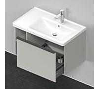 Duravit D-Neo meuble sous-vasque DE425700707 78,4 x 45,2 cm, Gris Béton Mat , 2000 , match3, élément étagère sur le côté