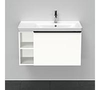 Duravit -vasque match1 D-Neo DE425701818 78,4 x 45,2 cm, Weiß Matt , 2000 , coulissant match2, élément étagère sur le côté