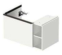 Duravit D-Neo meuble sous-vasque DE425801818 78,4 x 45,2 cm, Blanc Mat , 2000 , match3, élément étagère sur le côté