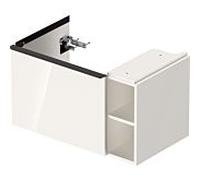 Duravit D-Neo meuble sous-vasque DE425802222 78,4 x 45,2 cm, Blanc Brillant , 2000 , match3, élément étagère sur le côté