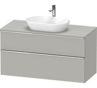 Duravit D-Neo Meuble sous-vasque en console suspendu, 1200x664x550mm, 1 tiroir, avec poignée chrome, DE4969010070000, Couleur: DÃ©cor gris bÃ©ton mat